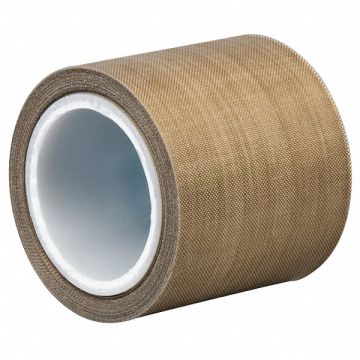 PTFE Glass Cloth Tape 1/2 in x 5 yd 6mil