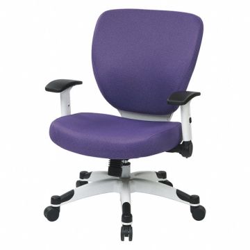 Desk Chair Mesh Purple 17 to 19 Seat Ht