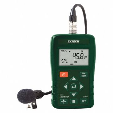 Noise Dosimeter LCD 30 to 130 dB Range