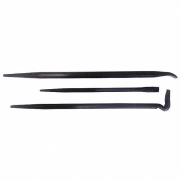 Pry Bar Curved High Carbon Steel 3pcs.