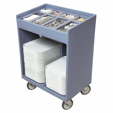 Tray and Silver Cart 500 Cap Blue