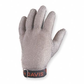 Cut Resistant Glove Silver Reversible XS
