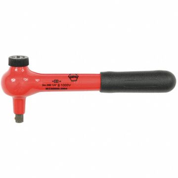 Hand Ratchet 140 mm Insulated 1/4 in