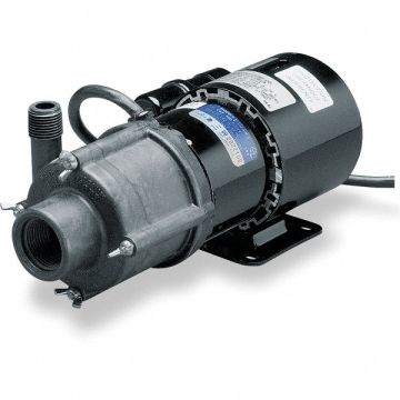 Magnt Drv Pmp 1/2in NPT 1/25hp Glss PPS