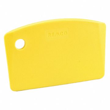 H1593 Mini Bench Scraper 5-1/2x3-1/2 in Yellow
