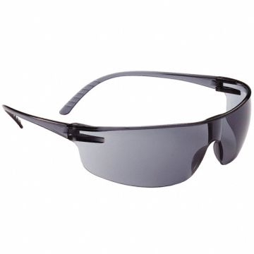 Safety Glasses Gray Lens Gray Frame