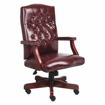 Executive Chair Wood Base Overall 47 H