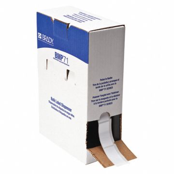 Label Cartridge White Polyester 2 in W