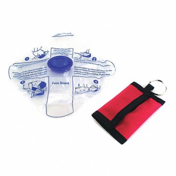 CPR Faceshield Small Red