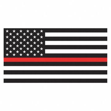 Thin Red Line Flag 3 ft x 5 ft