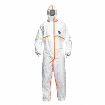 J6006 Hooded Coveralls White 6XL Elastic PK25