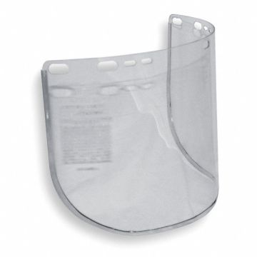 Face Shield Clear Acetate 15-1/2 in W