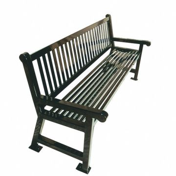 Outdoor Bench 48 in L 36 in H Brown