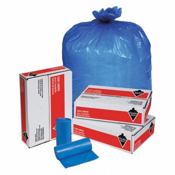 Biohazard Bags 45 gal. Blue PK100