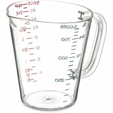 Measure Cup Clear 1 qt