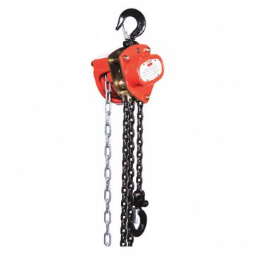 Manual Chain Hoist 1000 lb Lift 10 ft.