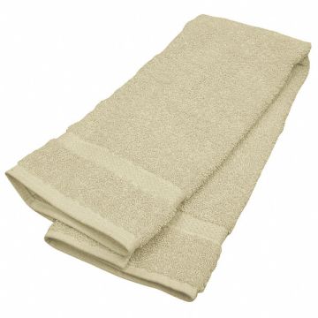 Bath Towel 16x30 In Beige PK12