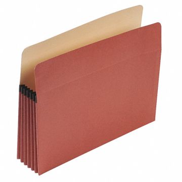 Expandable File Folder Red Red Fiber