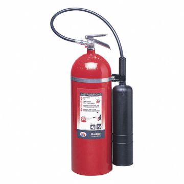 Fire Extinguisher Aluminum Red BC