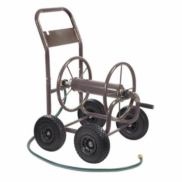 Garden Hose Reel Cart 6 in Steel