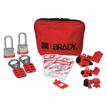 Portable Lockout Kit Red Electrical 11