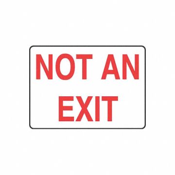 Exit Sign Not An Exit 7 X10