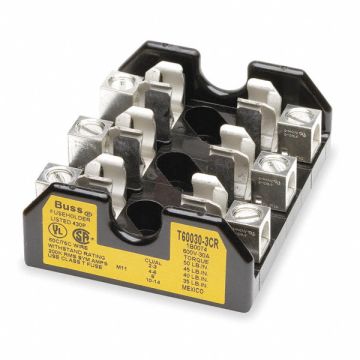 Fuse Block 0 to 30A T 3 Pole
