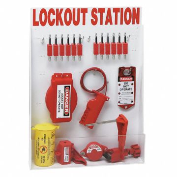 Lockout Station Elctrical/Valve 12 Locks