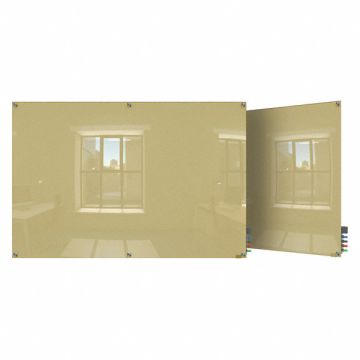 Dry Erase Board Magnetic Glass 72 W