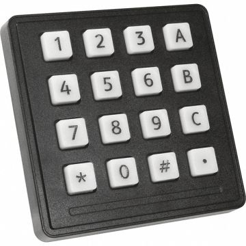 Industrial White Keypad 16 Key IP65