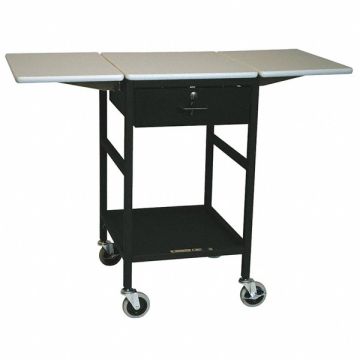 Adjustable Height Mobile Work Table 18In