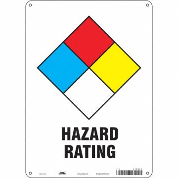 Safety Sign 10 Wx14 H 0.055 Thickness
