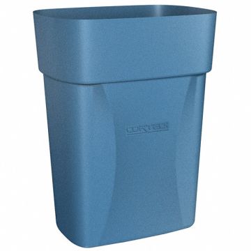 Trash Can 3-1/2 gal Blue
