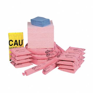 Spill Kit Refill Chem/Hazmat Pink