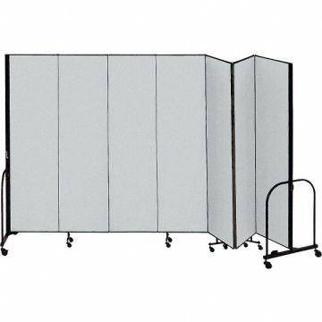 F1892 Partition 13 Ft 1 In W x7 Ft 4 In H Gray