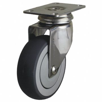 Quiet-Roll Medical Plate Caster Swivel