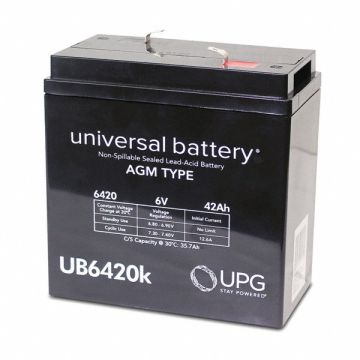 Sealed Lead Acid Battery 6VDC 6.43 H