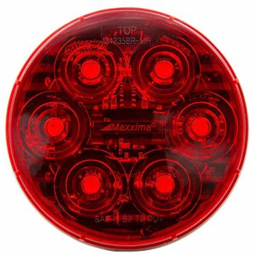 LED Red 4 Round Stop/Tail/Turn