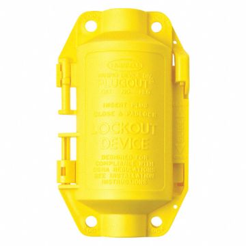 Plug Lockout Yellow