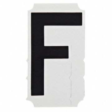 Letter Label F PK10