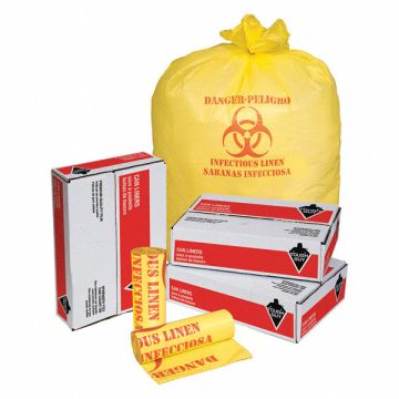 Biohazard Bags 44 gal. Yellow PK200