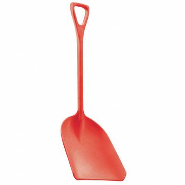 E9549 Hygienic Shovel Red 14 x 17 In 42 In L