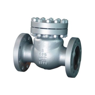 Valve, Check, Bolted Cover Swing, 4", 300#, Flanged RF, RP, WCB/SS316/Metal Seated/Viton,