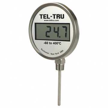Digital Dial Thermometer 4 Stem L SS