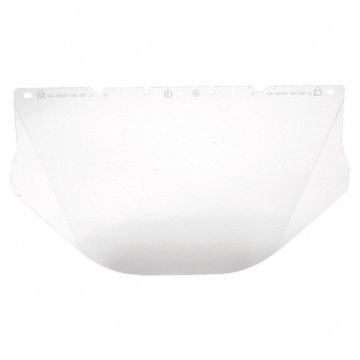 Visor Polycarb Clear 9-1/2x17 In
