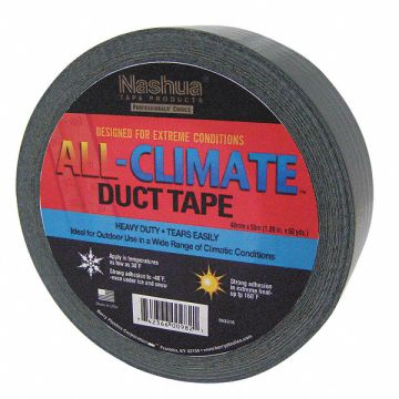 Duct Tape Black 1 7/8 in x 60 yd 9 mil