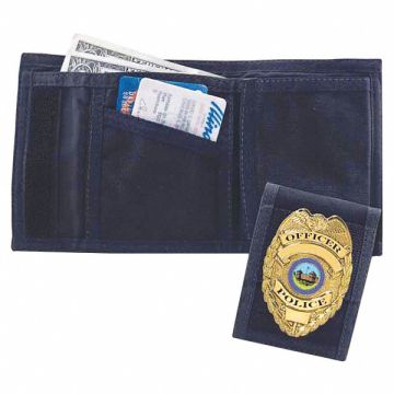 Police Wallet/Badge Holder Black 4 L