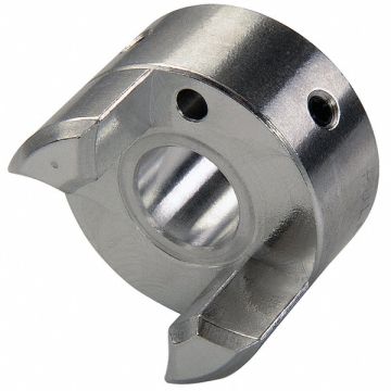 Curved Jaw Coupling Hub 5mm Aluminum