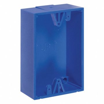 Back Box Polycarbonate Blue