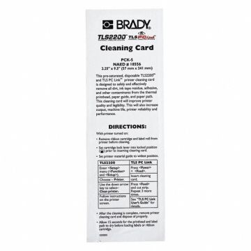 Printer Cleaning Cards PK5